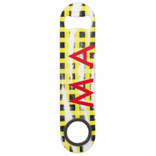Yellow Black checkboard add name monogram name let