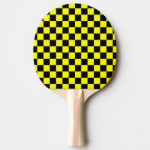 Yellow Black Chequered Check Pattern