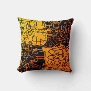 Yellow & Black Cushion