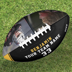 Yellow Black Football Name Number Team 2 Photo American Football