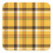 Yellow Black Plaid Fabric Texture Pattern