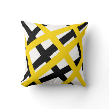Yellow Black Stripe Geometric