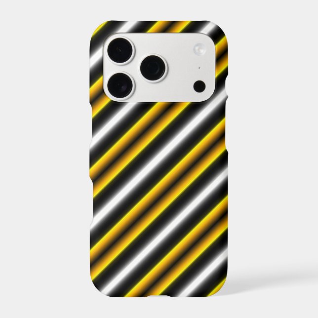 Yellow Black White Rainbow Stripes (Back)
