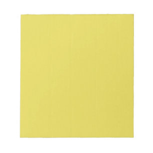 Yellow Blank Plain DIY template add text photo Notepad