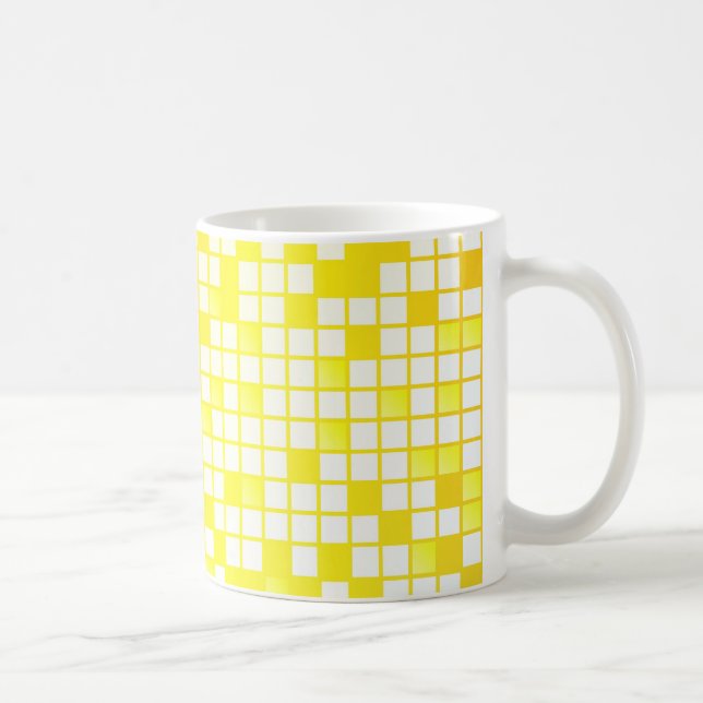 Yellow Blocks Coffee Mug (Right)