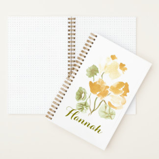 Yellow Blooms Spiral Notebook
