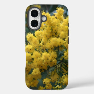 Yellow Blossoming Australian Yellow Wattle Tree, iPhone 16 Case