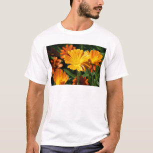 Yellow Blossoms Flowers Art Peace Love Destiny T-Shirt
