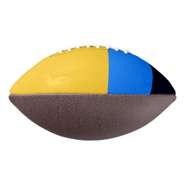 Yellow Blue American Football (Rotated 90)