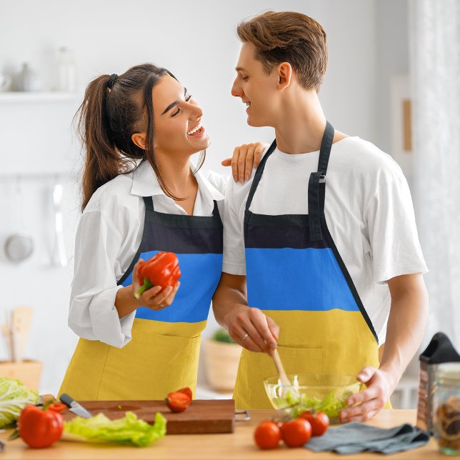 Yellow Blue Apron (Creator Uploaded)