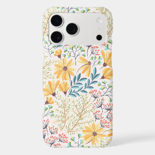 Yellow Blue Bright Floral
