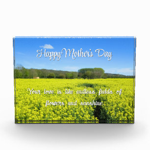 Yellow & Blue Country Bliss - Custom Mother's Day Photo Block
