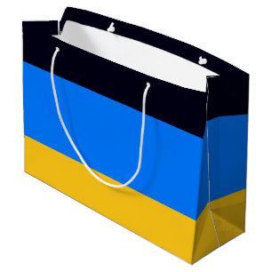 Yellow Blue Large Gift Bag