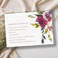 Yellow Blush Burgundy Floral Wedding Reception
