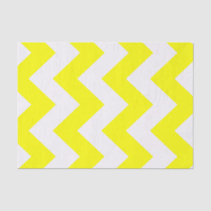 Yellow Bold Mod Chevron Tissue Paper