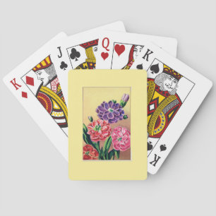 Yellow Bordered Canasta Deck Playing Cards