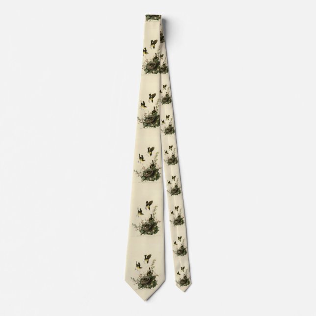 Yellow-breasted Chat - Audubon's Birds of America Tie (Front)