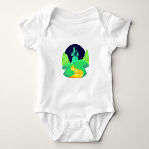 yellow brick road baby bodysuit