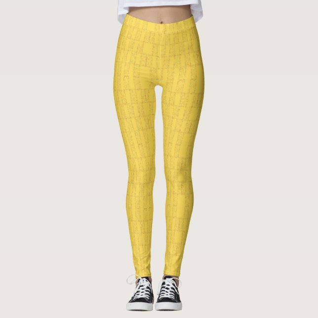 Yellow Brick Road Leggings (Front)