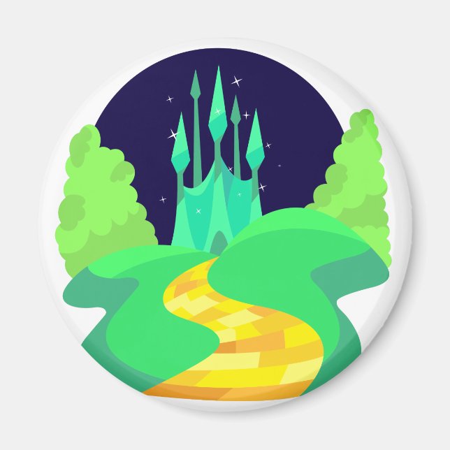 yellow brick road magnet (Front)