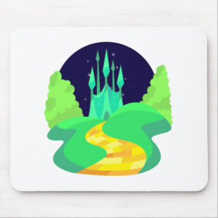 yellow brick road mouse mat