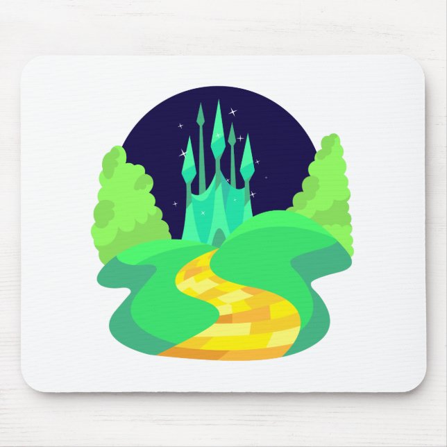 yellow brick road mouse mat (Front)