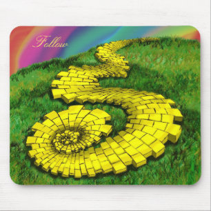 Yellow Brick Road Mouse Mat