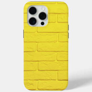yellow brick wall iPhone 15 pro max case