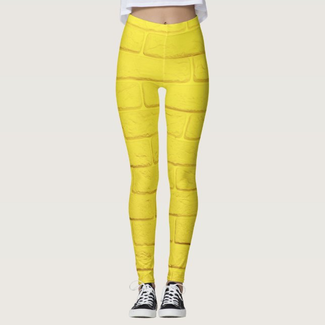 yellow brick wall leggings (Front)