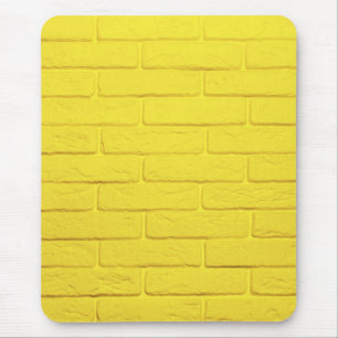 yellow brick wall mouse mat