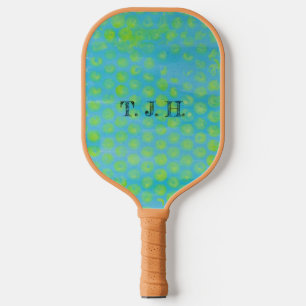 Yellow Bubble Wrap Print Pickleball Paddle