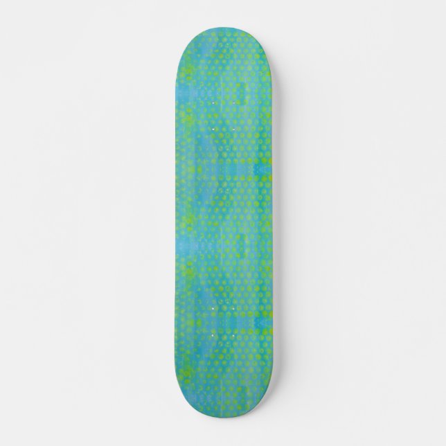 Yellow Bubble Wrap Print Skateboard (Front)