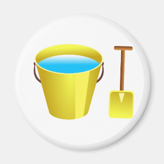 Yellow Bucket & Spade Magnet