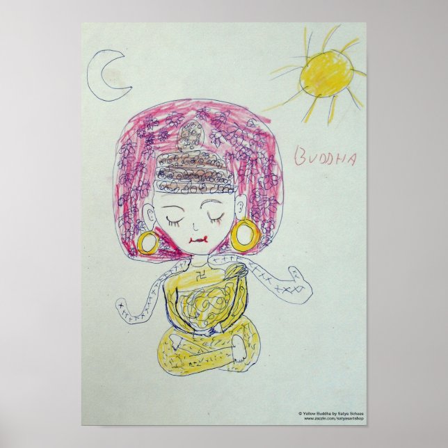 Yellow Buddha Poster (Front)