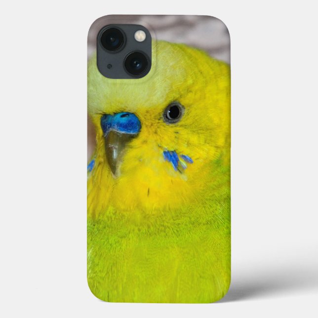 Yellow Budgie iPad Case (Back)