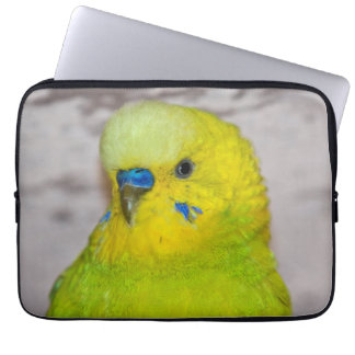 Yellow Budgie Laptop Sleeve