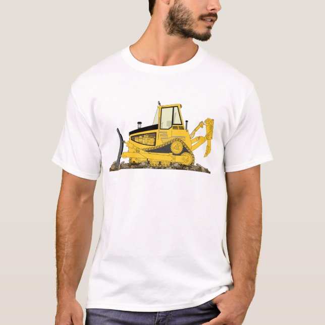 Yellow Bulldozer T-Shirt (Front)