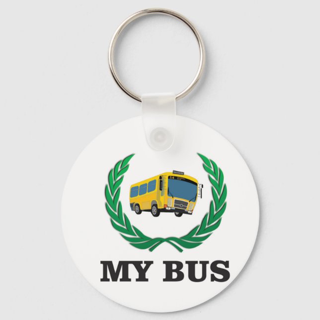 yellow bus my key ring (Front)