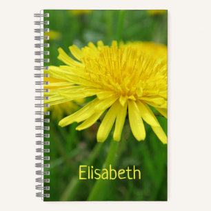 yellow, buttercup, plant, dandelion, meadow,  notebook