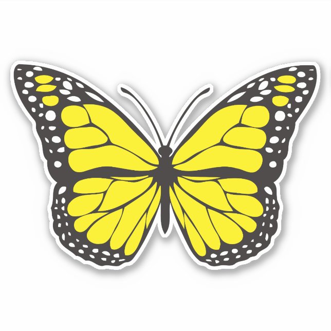Yellow butterfly (Front)