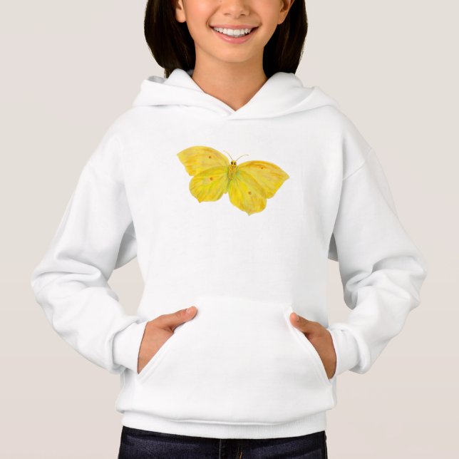 Yellow Butterfly Common Brimstone flying  (Front)