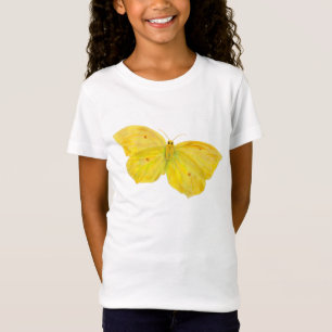 Yellow Butterfly Common Brimstone flying T-Shirt