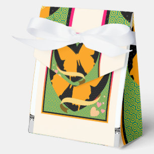 Yellow Butterfly Favour Box