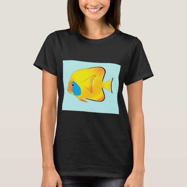 Yellow Butterfly Fish T-Shirt (Front)