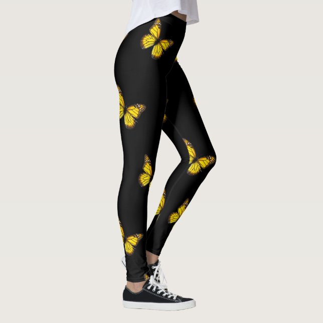 Yellow  Butterfly Leggings (Right)