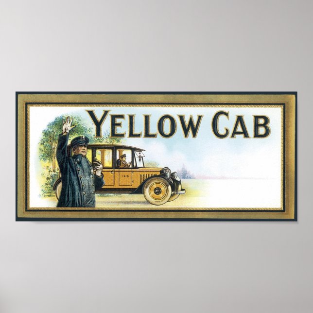 Yellow Cab Poster (Front)