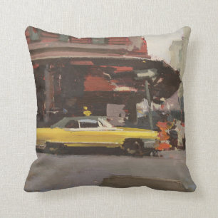 Yellow Cadillac 2012 Cushion