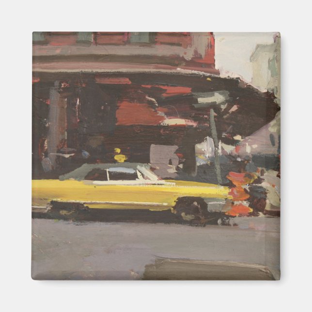 Yellow Cadillac 2012 Magnet (Front)