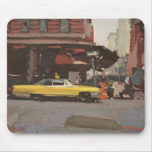 Yellow Cadillac 2012 Mouse Mat