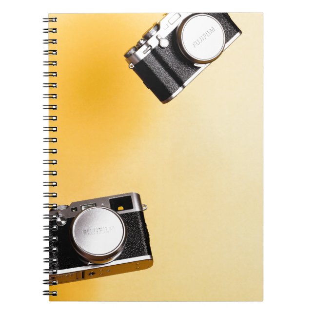 yellow cameras notebook (Front)